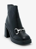 Yoki Karil Buckle Hardware Ankle Boots