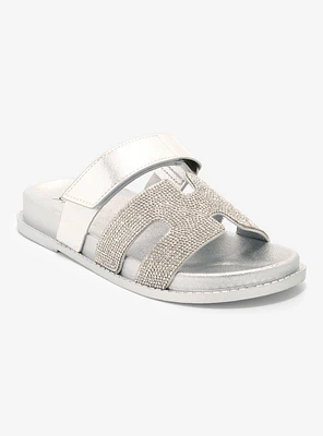 Yoki Silver Bling Slides