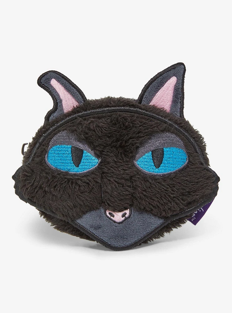 Loungefly Coraline Black Cat Plush Coin Purse