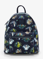 Loungefly Universal Monsters Characters Allover Print Mini Backpack