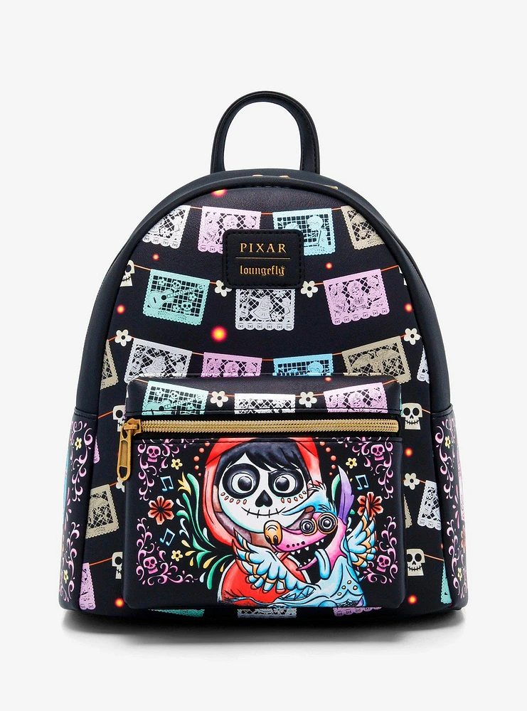 Loungefly Disney Pixar Coco Papel Picado Mini Backpack