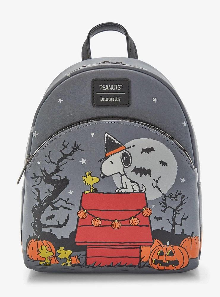 Loungefly Peanuts Snoopy & Woodstock Halloween Mini Backpack