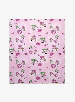 Fairly Oddparents Poof Zap Throw Blanket