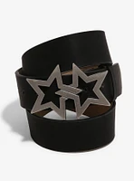 Double Star Buckle Belt