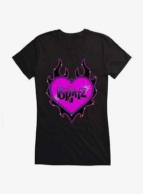 Bratz Flame Heart Girls T-Shirt