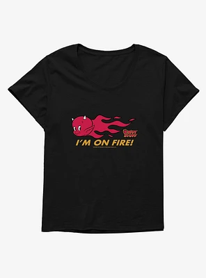 Hot Stuff The Little Devil I'm On Fire Girls T-Shirt Plus