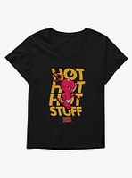 Hot Stuff The Little Devil Pose Girls T-Shirt Plus