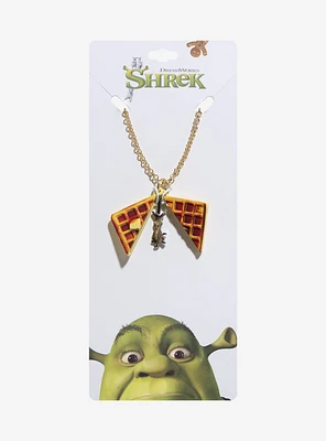 Shrek Donkey Waffle Locket Necklace