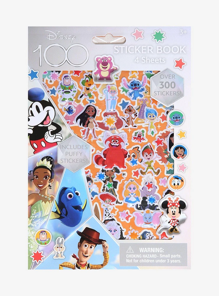 Disney100 Sticker Sheet Book