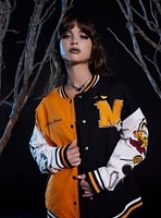 Her Universe Disney Halloween Split Girls Oversized Varsity Jacket