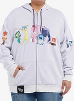 Her Universe Disney Pixar Inside Out 2 Emotions Girls Oversized Hoodie Plus