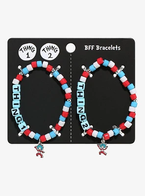 Dr. Seuss Thing 1 & Thing 2 Best Friend Bracelet Set