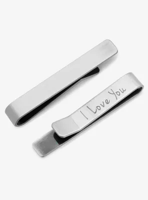 Hidden Message "I Love You" Tie Bar