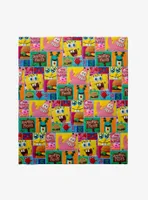 SpongeBob SquarePants Jelly Fish Fields Throw Blanket