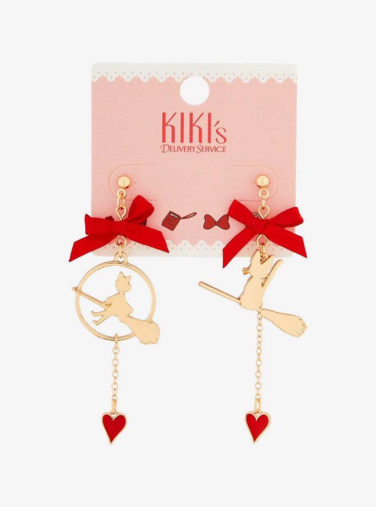 Studio Ghibli Kiki's Delivery Service Silhouette Mix Matched Earrings — BoxLunch Exclusive