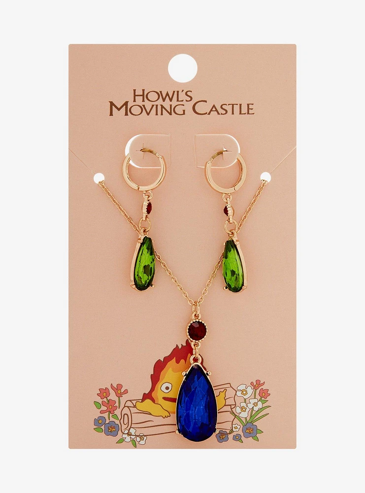 Studio Ghibli Howl's Moving Castle Replica Howl's Necklace and Earring Set - BoxLunch Exclusive