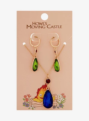 Studio Ghibli Howl's Moving Castle Replica Howl's Necklace and Earring Set - BoxLunch Exclusive