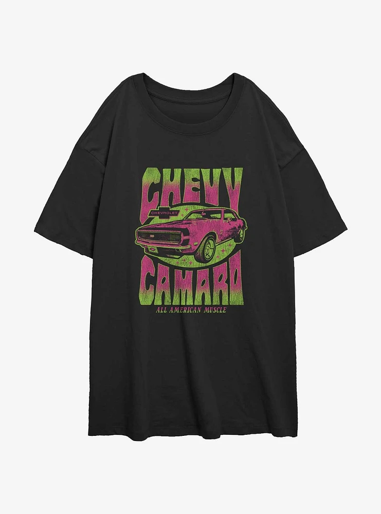 General Motors Chevy Super Sport Girls Oversized T-Shirt