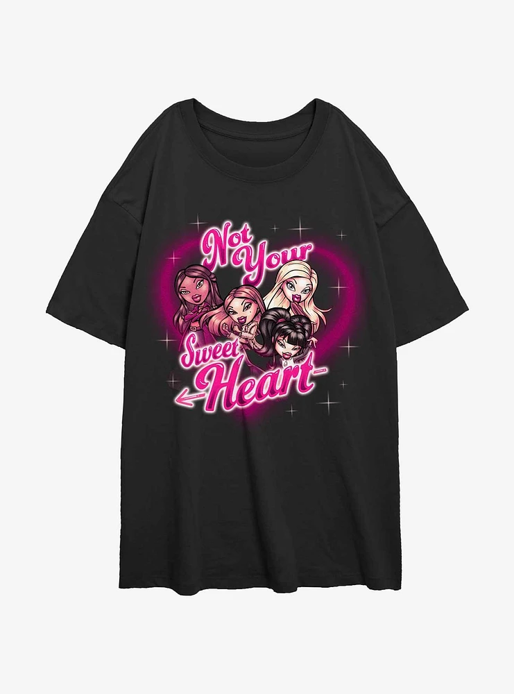 Bratz Not Your Sweet Heart Girls Oversized T-Shirt