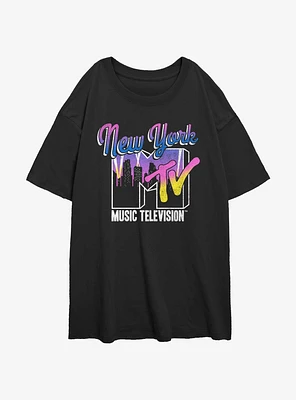 MTV City Lights Girls Oversized T-Shirt