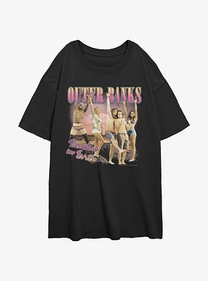 Outer Banks Paradise Squad Girls Oversized T-Shirt
