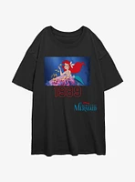 Disney The Little Mermaid Ariel 1989 Girls Oversized T-Shirt
