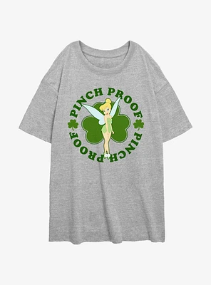 Disney Tinker Bell Pinch Proof Girls Oversized T-Shirt