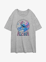 Disney Lilo & Stitch Aloha Surf Girls Oversized T-Shirt