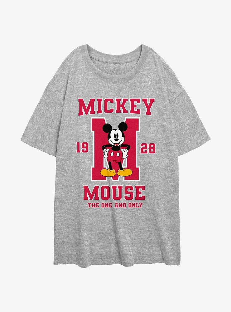 Disney Mickey Mouse One And Only Girls Oversized T-Shirt