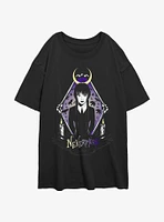 Wednesday Nevermore Girls Oversized T-Shirt