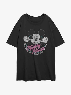 Disney Mickey Mouse The One And Only Girls Oversized T-Shirt