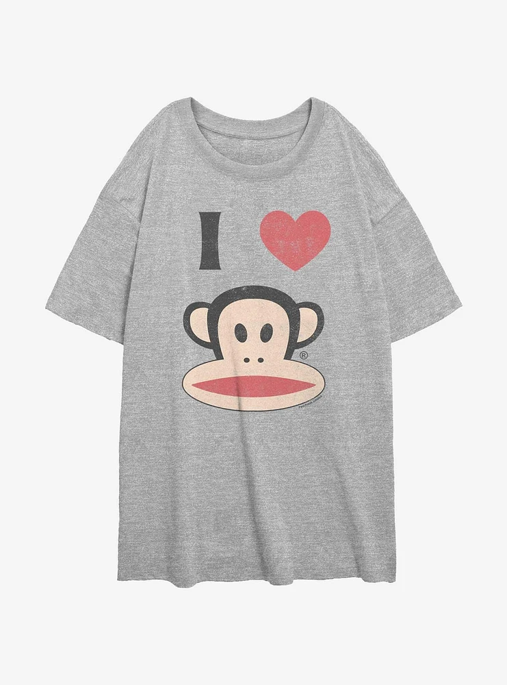 Paul Frank I Heart Julius Girls Oversized T-Shirt