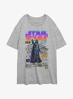 Star Wars Duel Comic Girls Oversized T-Shirt