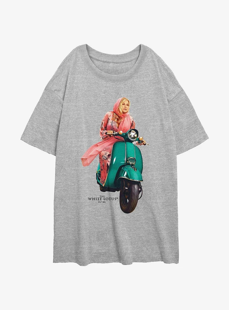 The White Lotus Tanya Scooter Girls Oversized T-Shirt