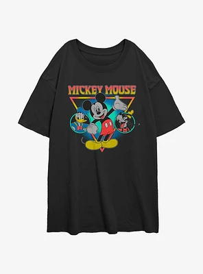 Disney Mickey Mouse, Donald & Goofy The Boys Girls Oversized T-Shirt