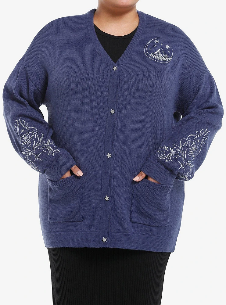 A Court Of Thorns And Roses Night Star Girls Cardigan Plus