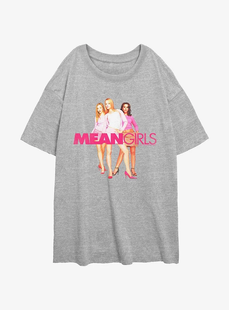 Mean Girls Group Shot Regina Karen and Gretchen Oversized T-Shirt