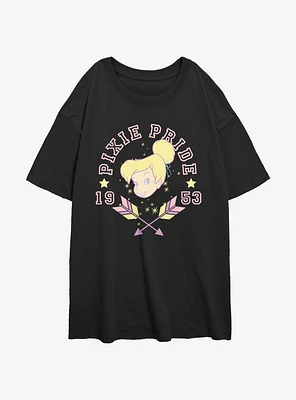Disney Tinker Bell Pixie Pride Girls Oversized T-Shirt