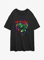 Disney The Nightmare Before Christmas Oogie Dice Girls Oversized T-Shirt