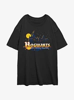 Harry Potter Hogwarts School of Witchcraft and Wizardry Girls Oversized T-Shirt