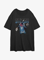 Disney Lilo & Stitch Planets Girls Oversized T-Shirt