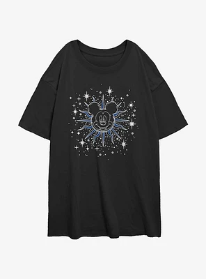 Disney Mickey Mouse Celestial Girls Oversized T-Shirt