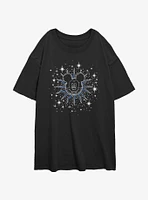 Disney Mickey Mouse Celestial Girls Oversized T-Shirt