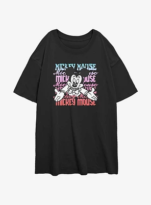 Disney Mickey Mouse Show Stopper Girls Oversized T-Shirt