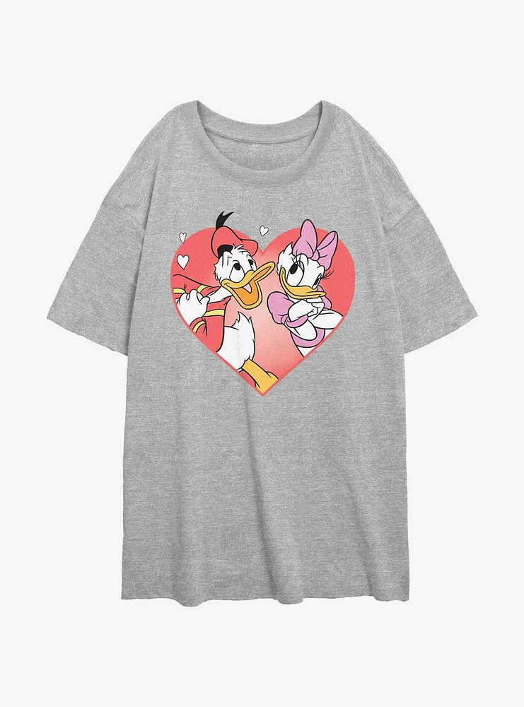 Disney Donald Duck & Daisy Love Girls Oversized T-Shirt