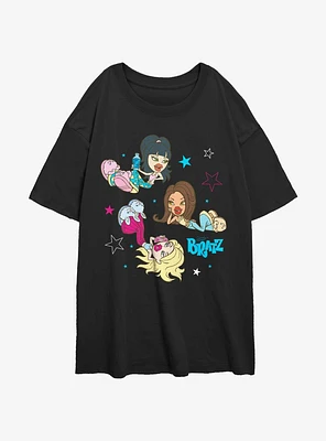 Bratz Sleepover Girls Oversized T-Shirt