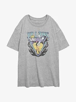 Disney Villains Villainous Ladies Girls Oversized T-Shirt