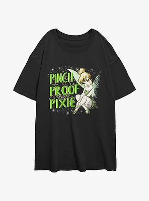 Disney Tinker Bell Pinch Proof Pixie Girls Oversized T-Shirt