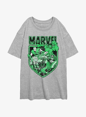 Marvel Avengers Tonal Girls Oversized T-Shirt