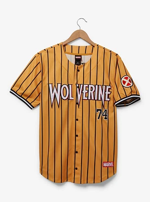 Marvel X-Men Wolverine Howlett Striped Baseball Jersey - BoxLunch Exclusive